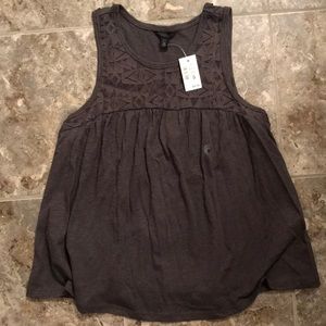 Grey women/junior tank top